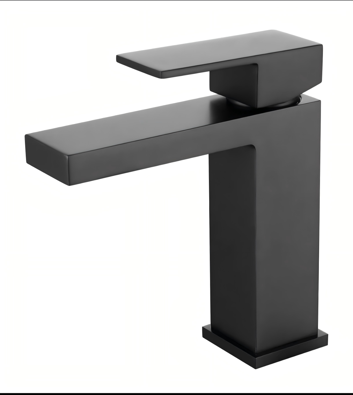BF003-B Matte black finish single-hole bathroom faucet