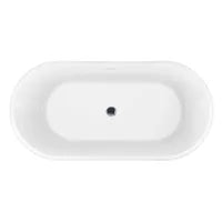 LAYLA 60" Black freestanding bathtub