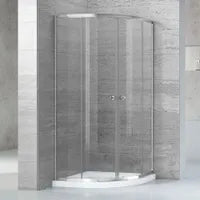 36" x 36" Round shower door