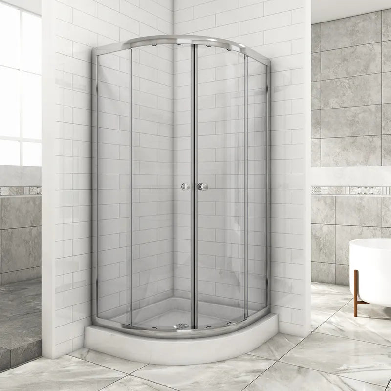 36" x 36" Round shower door