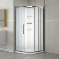 36" x 36" Shower kit with door, walls, base and glass shelves