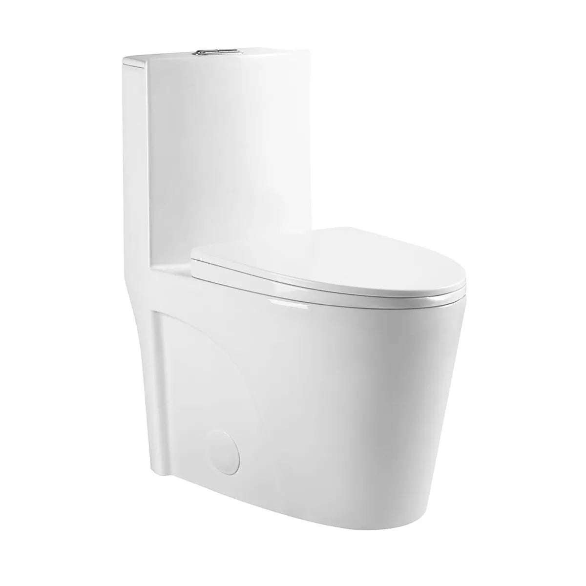 One-piece toilet with elongated bowl VICTOR