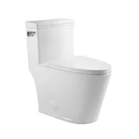 One-piece toilet with elongated bowl VICTOR