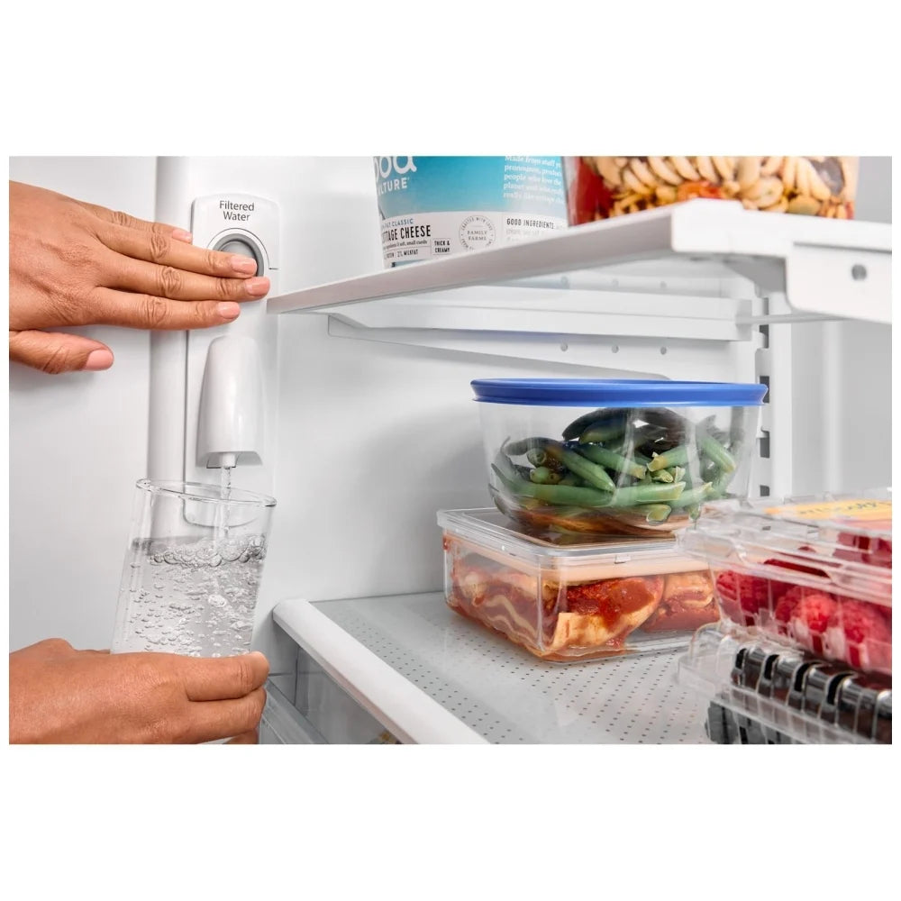 Whirlpool 36-inch W 20 cu.ft. French Door Refrigerator in Fingerprint Resistant Stainless Steel, Full Depth