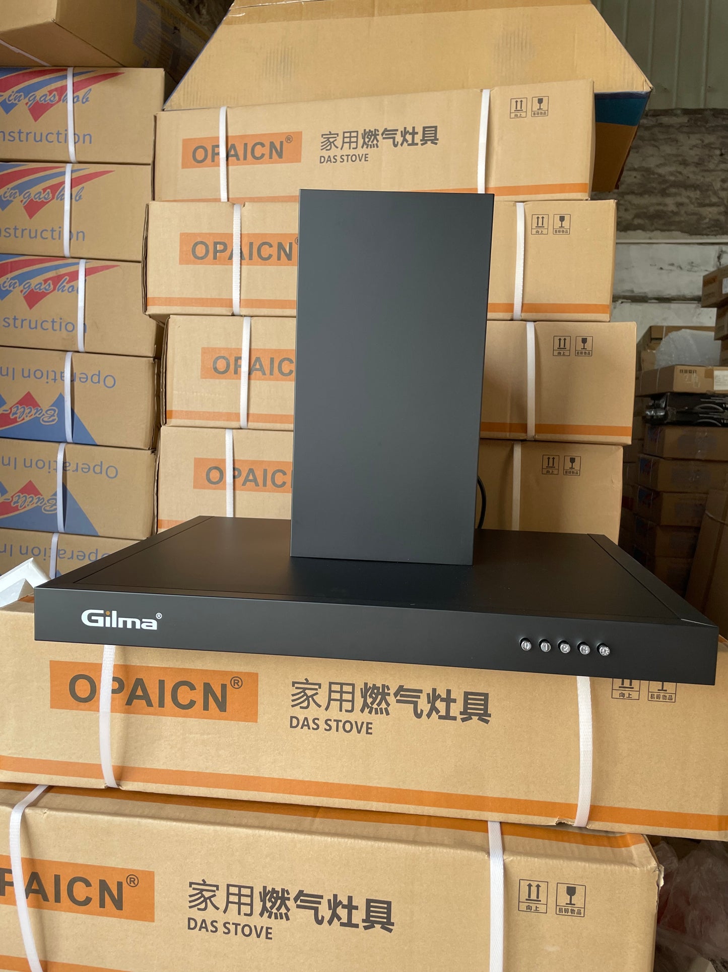 600M Matte Black Wall Mounted Range Hood