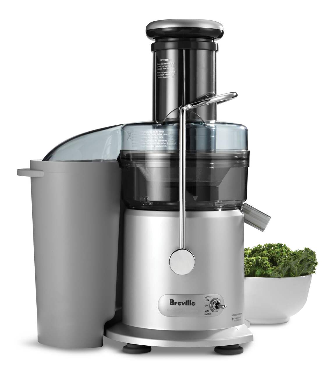 Breville Juice Fountain™ Plus Centrifugal Juicer, Silver