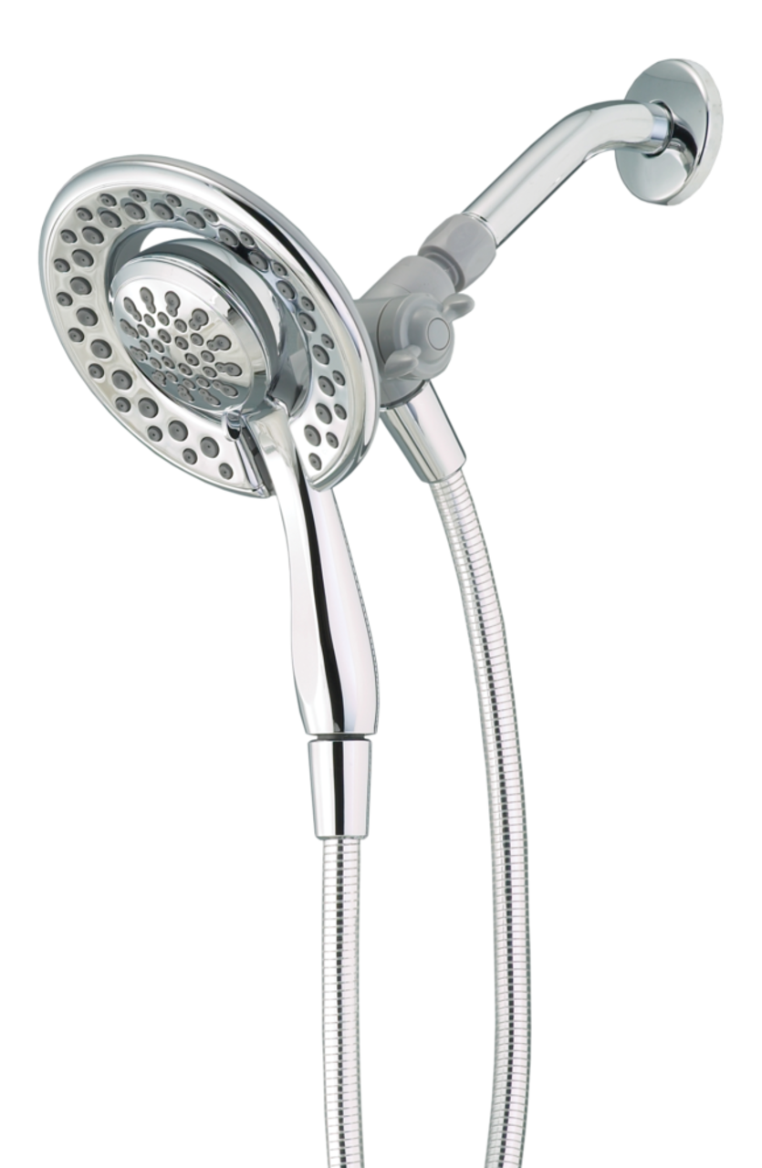 Delta In2ition® 2-in-1 4-Setting Handheld Shower Head, Chrome