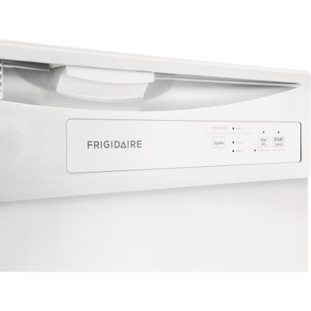 Frigidaire 24-inch Front Control Dishwasher Ultra Quiet in White