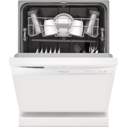 Frigidaire 24-inch Front Control Dishwasher Ultra Quiet in White