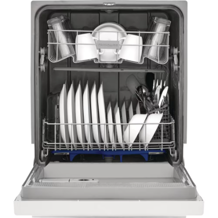 Frigidaire 24-inch Front Control Dishwasher Ultra Quiet in White