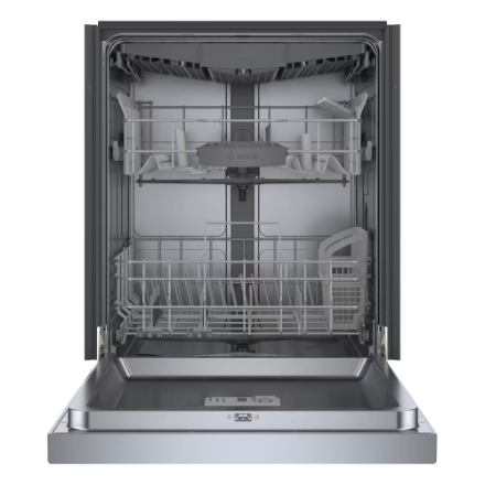 Bosch 300 Series 24-Inch Smart Built-In Dishwasher with Home Connect, Third Rack