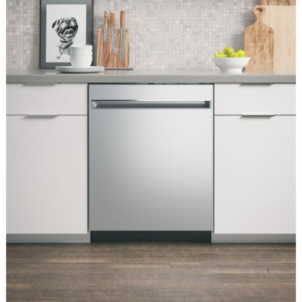 GE 24-inch Top Control Built-In Dishwasher in Stainless Steel with Stainless Steel Tub, 51 dBA - ENERGY STAR