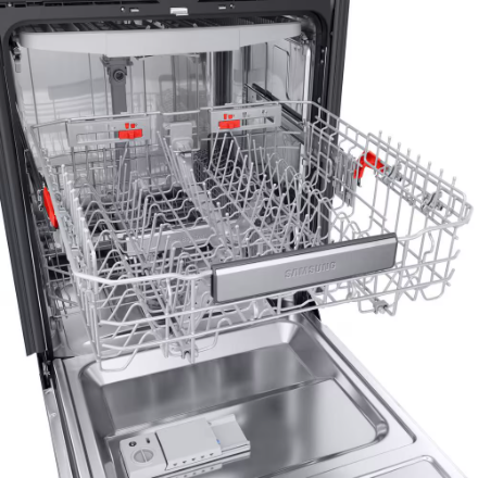 Samsung 24-inch Top Control Smart Dishwasher with 3rd Rack, AutoRelease in Fingerprint Resistant Stainless Steel