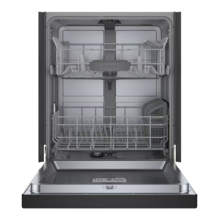 Bosch 100 Series 24-Inch Smart Built-In Dishwasher with Home Connect, PrecisionWash