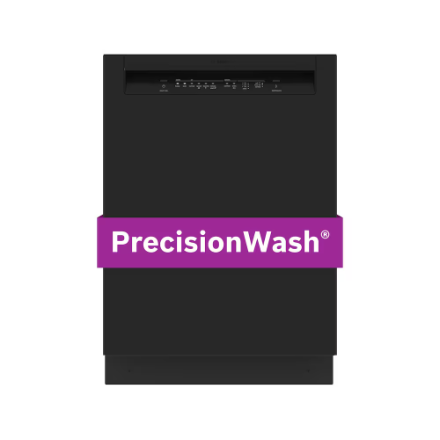 Bosch 100 Series 24-Inch Smart Built-In Dishwasher with Home Connect, PrecisionWash