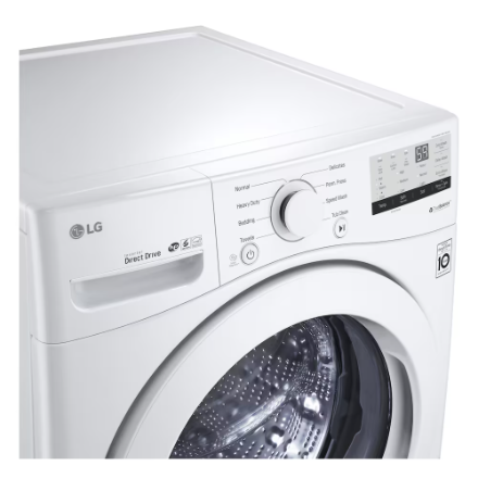 LG Electronics 5.2 cu. ft. Ultra Large Front Load Washer with Coldwash in White - ENERGY STAR