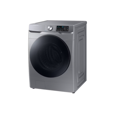 Samsung 5.2 Cu.Ft. Front Load Washer with Super Speed and Built-in Wifi in Platinum