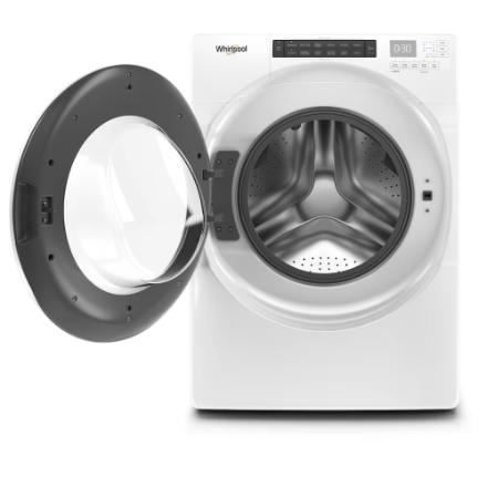 Whirlpool 5.0 cu. ft. Front Load Washer in White, Closet-Depth