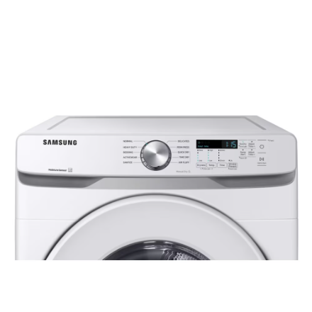 Samsung 7.5 cu. ft. High Efficiency Front Load Electric Dryer with Sensor Dry in White