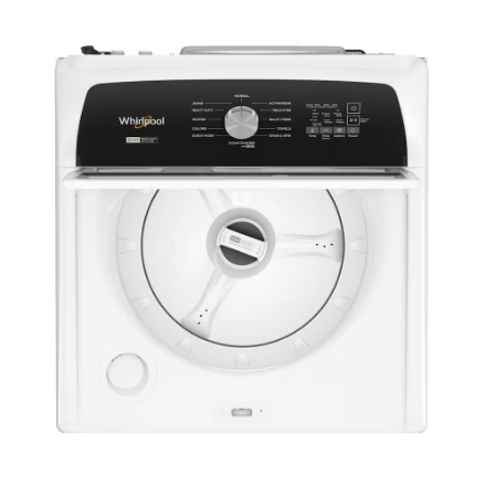Whirlpool 5.4 Cu. Ft. IEC Capacity Top Load Washer with Removable Agitator