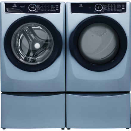 Electrolux 5.2 Cu.Ft. Front Load Washer with LuxCare Wash System in Glacier Blue