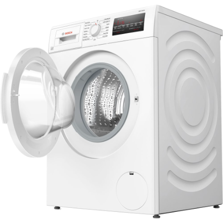 Bosch 300 Series 24-Inch 2.2 cu.ft. High-Efficiency Front Load Washer - Plugs Into Adapter