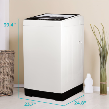 BLACK+DECKER Small Portable Washer, Washing Machine for Household Use, Portable Washer 3.0 Cu. Ft