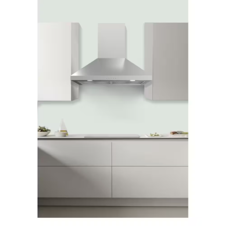 Vissani 30-inch 350CFM Convertible Pyramid Wall-Mounted Range Hood with 3-Speed Setting in Stainless Steel