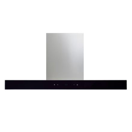 Vissani 30-inch 400CFM Convertible T-Shape Wall-Mounted Range Hood with 3-Speed Setting and Touch Control in Stainless Steel