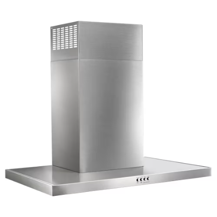 Whirlpool 30-inch Wall Mount Range Hood in Stainless Steel