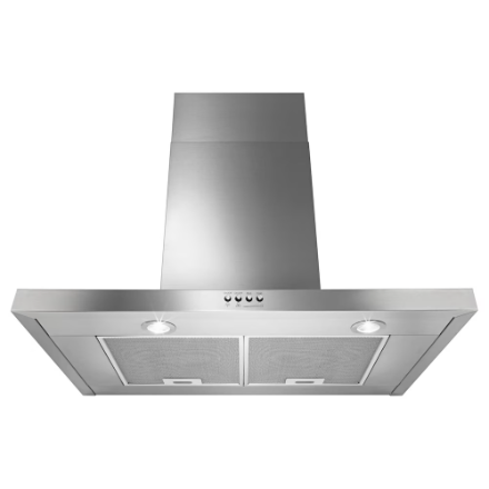 Whirlpool 30-inch Wall Mount Range Hood in Stainless Steel