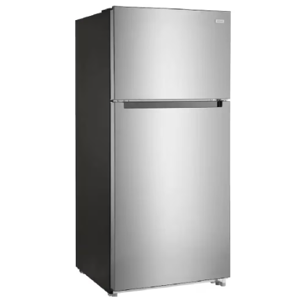 Vissani 18 Cu. Ft. Top Freezer Refrigerator in Stainless Steel Look - ENERGY STAR®