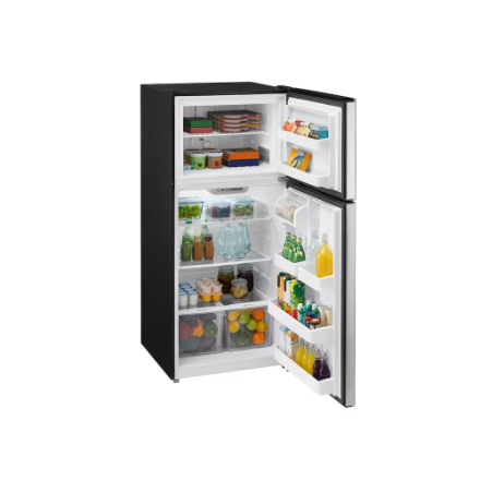 Vissani 18 Cu. Ft. Top Freezer Refrigerator in Stainless Steel Look - ENERGY STAR®