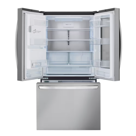 LG Electronics 36-inch W 26 cu. ft. SMART InstaView Counter-Depth MAX French Door Refrigerator in Stainless Steel - ENERGY STAR®