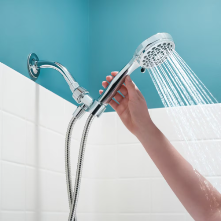MOEN Eos 3-Setting 3.75-Inch Diameter Handheld Shower Head in Chrome