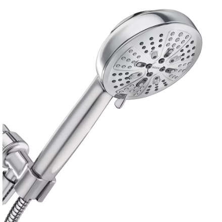 MOEN Hydro Energetix 8-Setting 4.75-Inch Diameter Handheld Shower Head in Chrome
