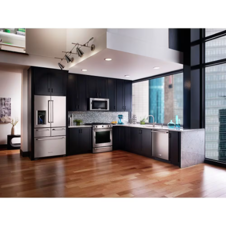 KitchenAid 36-inch W 25.8 cu. ft. Multi-Door Freestanding Refrigerator with Platinum Interior Design in Stainless Steel
