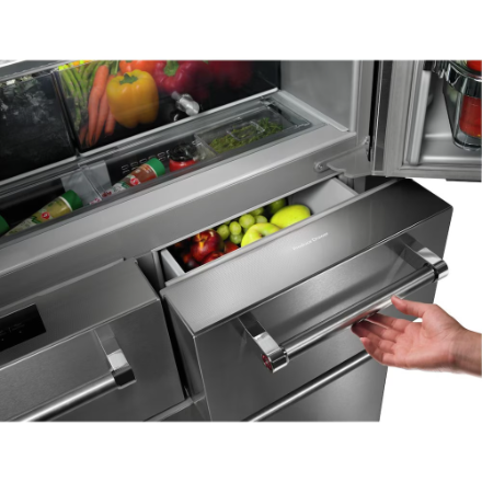 KitchenAid 36-inch W 25.8 cu. ft. Multi-Door Freestanding Refrigerator with Platinum Interior Design in Stainless Steel
