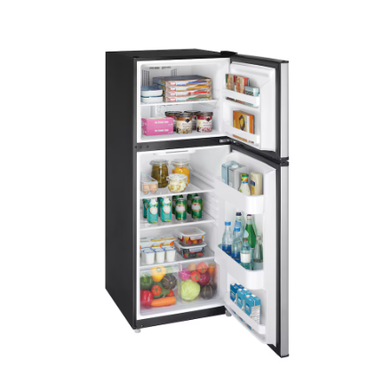 Vissani 24-inch 11.5 cu. ft. Wide Top Freezer Refrigerator in Stainless Steel - ENERGY STAR®