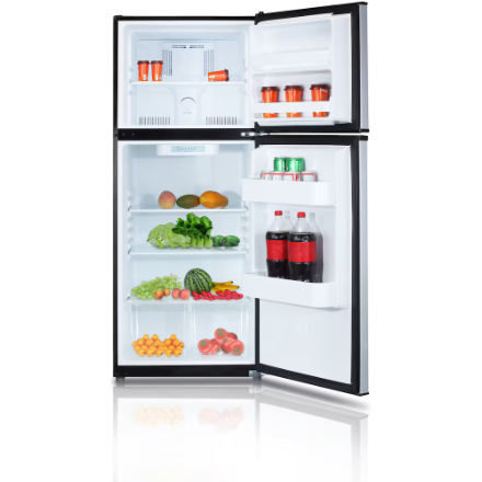 Vissani 24-inch 11.5 cu. ft. Wide Top Freezer Refrigerator in Stainless Steel - ENERGY STAR®