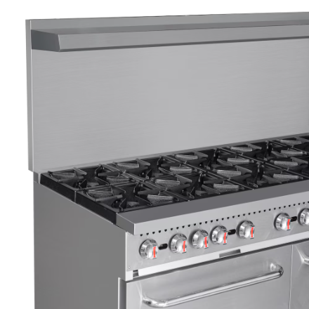 Koolmore 60 in. Commercial 10 Burner Natural Gas Range in Stainless-Steel
