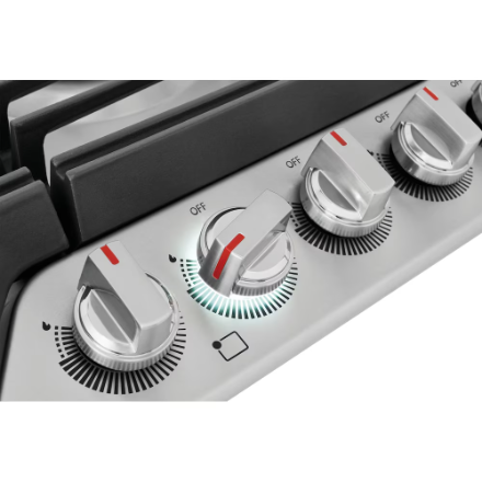 Frigidaire Gallery 30-inch Gas Cooktop in Stainless Steel with 5 Burners including Quick Boil