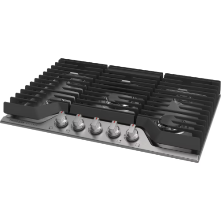 Frigidaire Gallery 30-inch Gas Cooktop in Stainless Steel with 5 Burners including Quick Boil