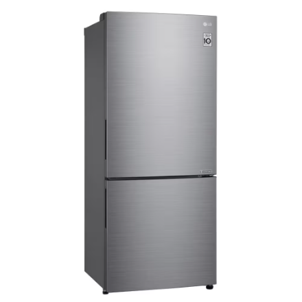 LG Electronics 28-inch W 15 cu. ft. Counter Depth Bottom Freezer with Door Cooling+ in Platinum Silver, Counter Depth - ENERGY STAR®