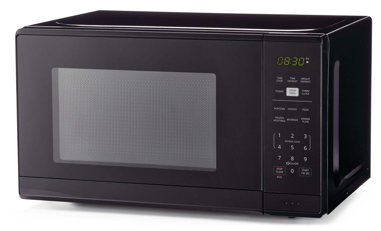 MASTER Chef Countertop Microwave, 700 W, Black, 0.7-cu-ft