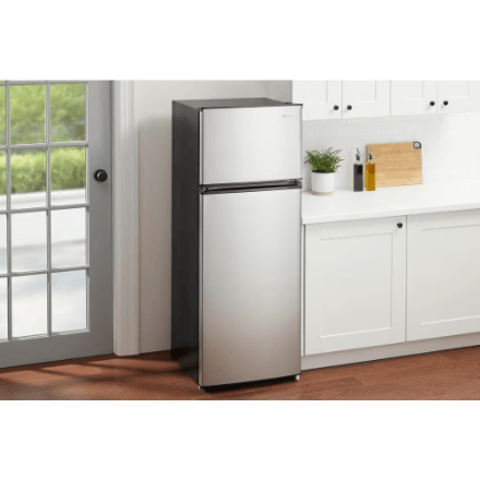 My Store Vissani 7.1 cu. ft. Top Freezer Refrigerator in Stainless Steel