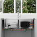 Glacier Bay 32 in. W Double Bowl Undermount Kitchen Sink