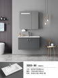 3203-80 Wall hung Vanity set with LED Lighting Mirror
