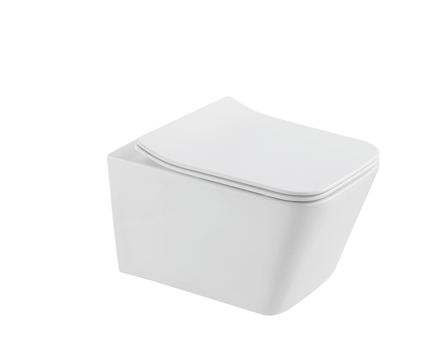 3012 Wall Hung Toilet Black and 3020 Wall Hung Toilet White