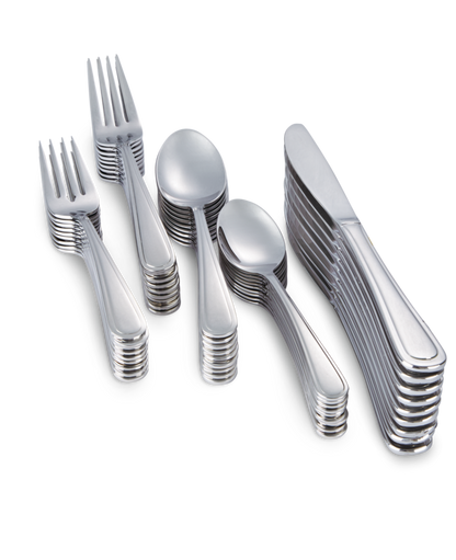 CANVAS Madison 50pc Stainless Steel Flatware Set, Serves 10